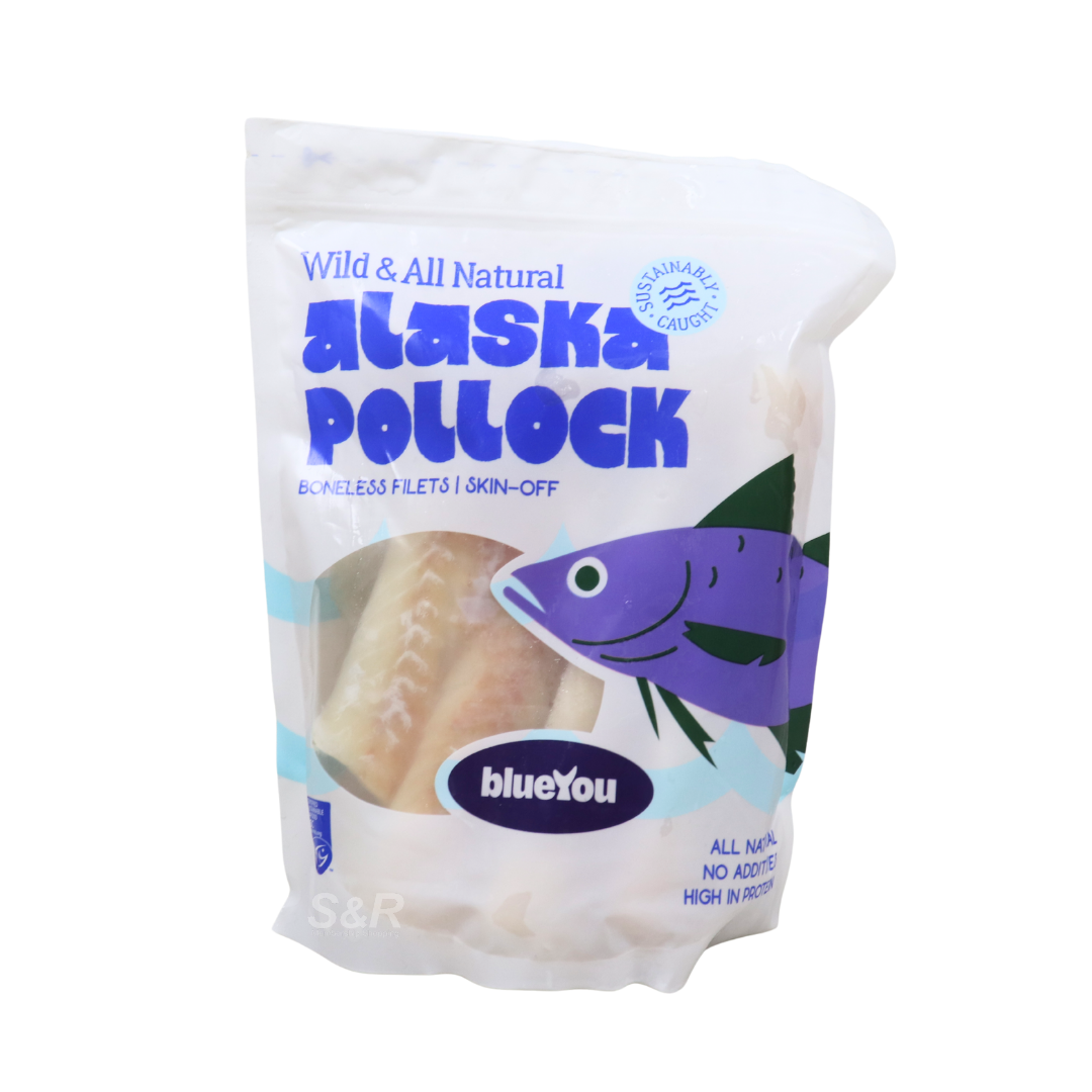 BlueYou Wild & All Natural Alaska Pollock Boneless Fillets 1kg